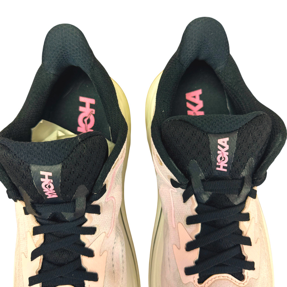 Hoka One One Clifton 10 Pink Black Running Shoes Womens 8.5 B Sneakers 1162031 - Picture 7 of 12